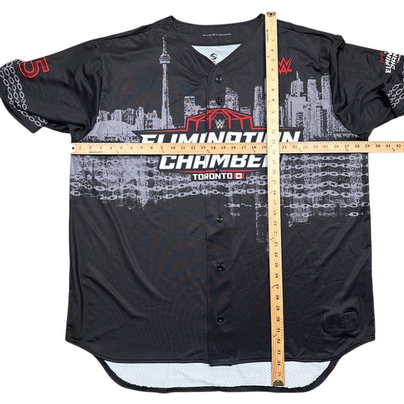 WWE Elimination Chamber 2025 Toronto Prosphere Baseball Jersey Mens 3XL - Picture 10 of 10